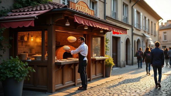 Savourez des pizzas artisanales au kiosque à prigonrieux